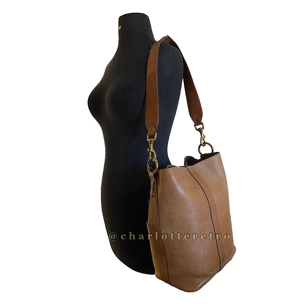 FRYE Ilana Harness Leather Bucket